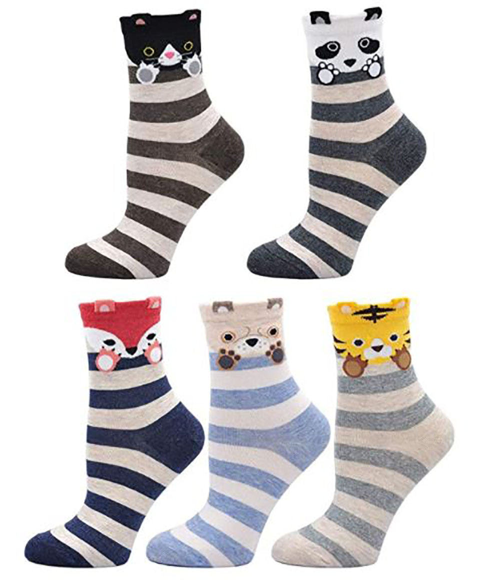 calcetines de algodon diseños (6 pares)