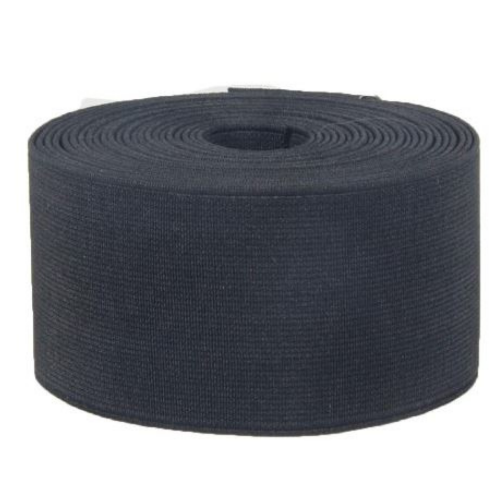 elastico crochet negro de 75 mm 50 mts