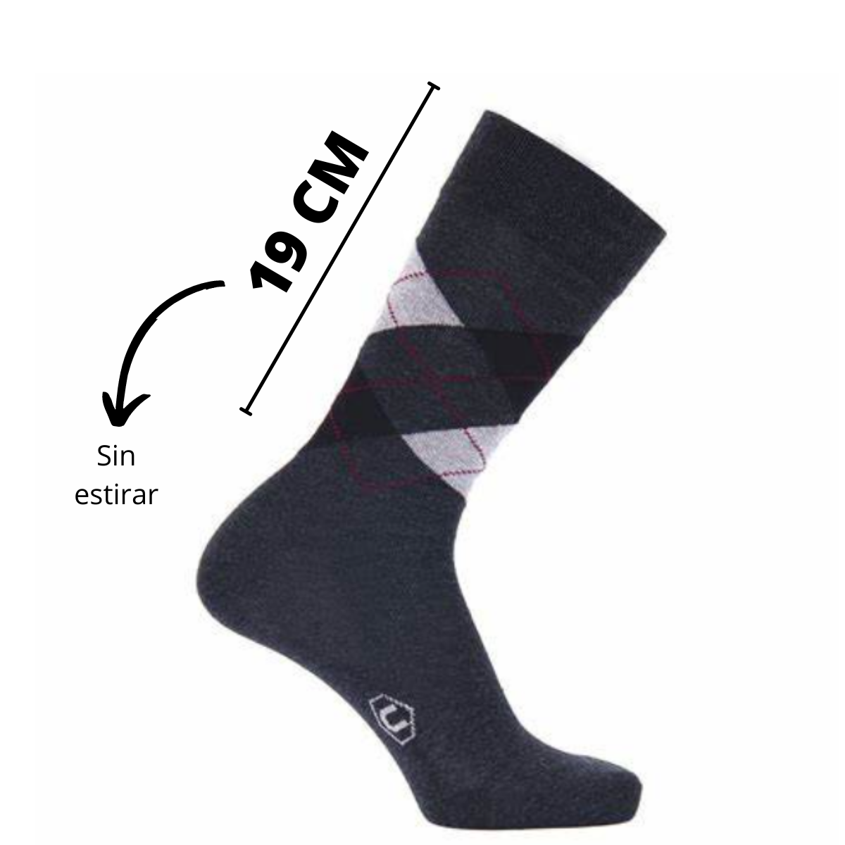 calcetines de algodon vestir caballero 6 pares