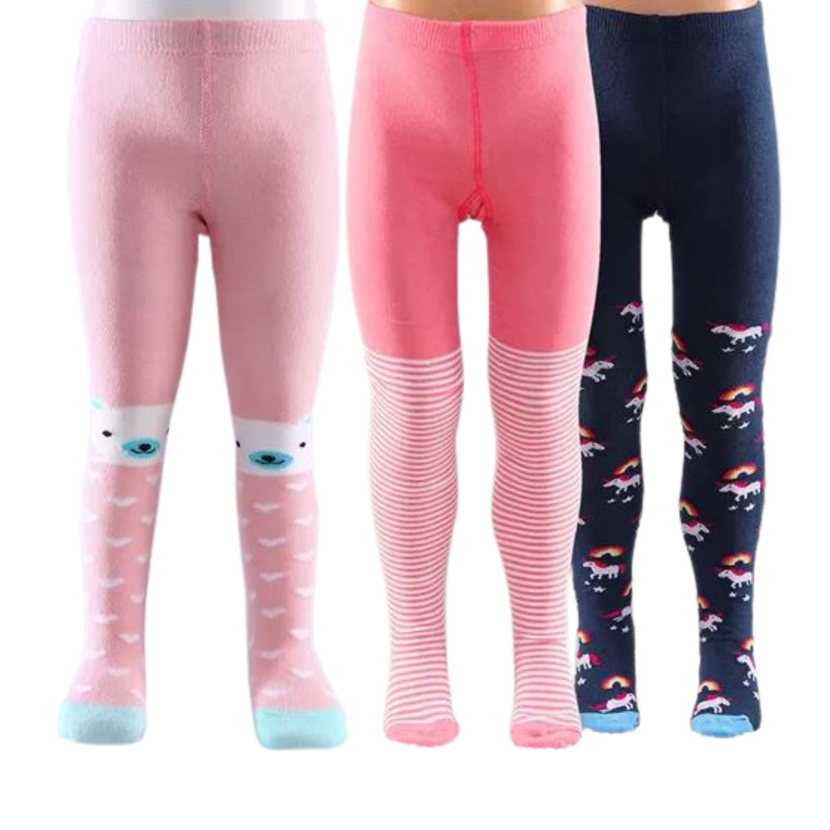 mallas térmicas para bebe y niña diseños (3 piezas)