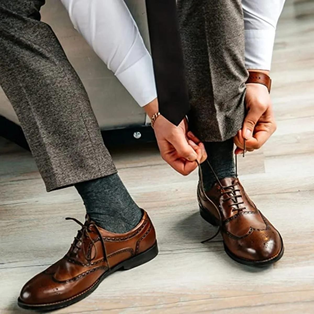 calcetines de vestir 3/4 dama y caballero 12 pares