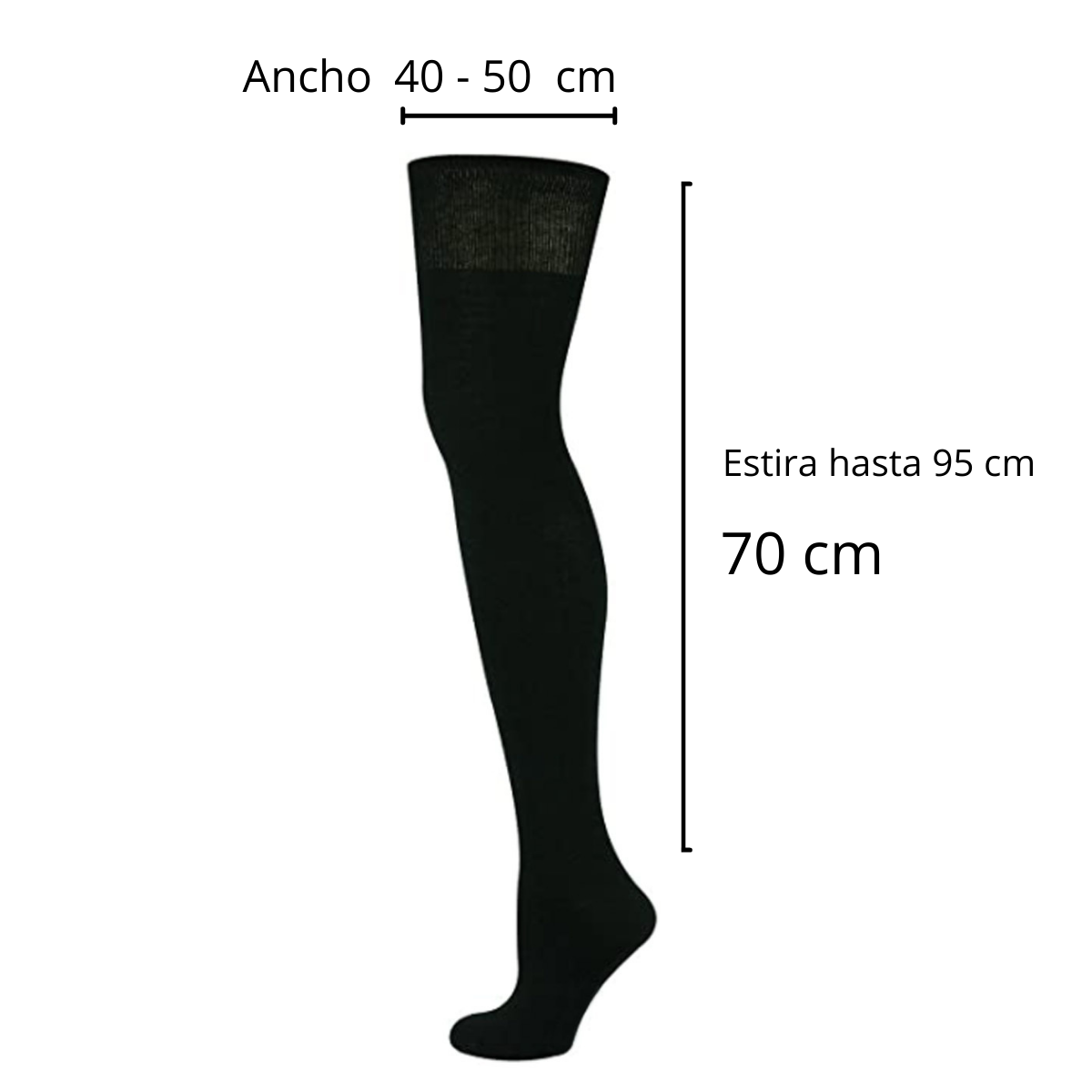 calcetas extralarga 2 pares termicas para mujer