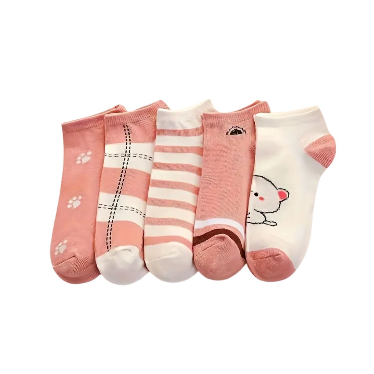 12 pares de calcetas para niñas casuales