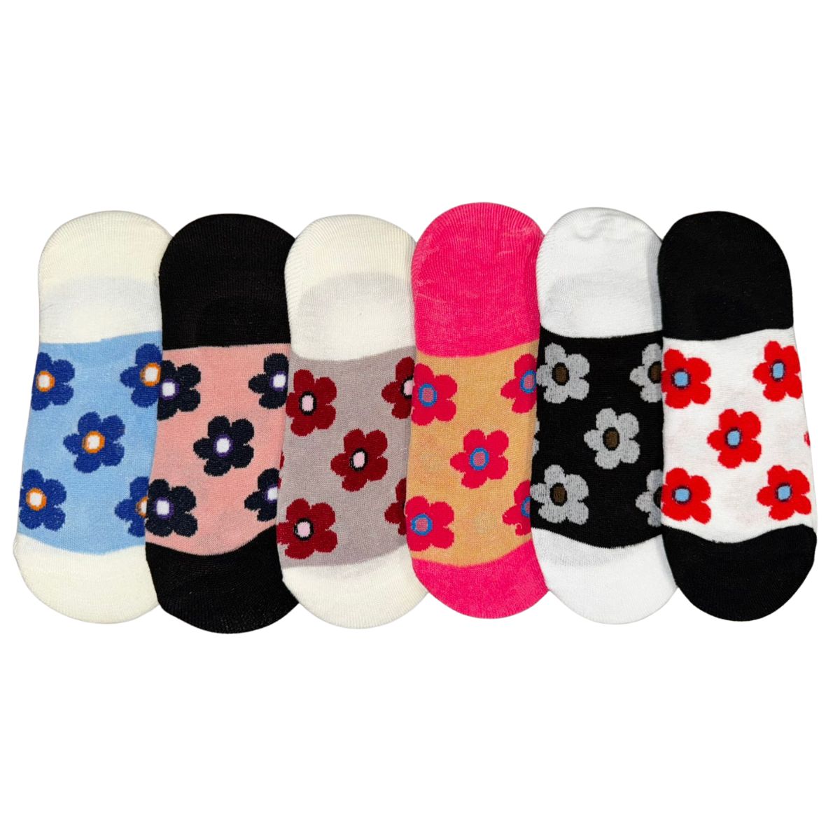 12 pares de calcetines invisibles para dama