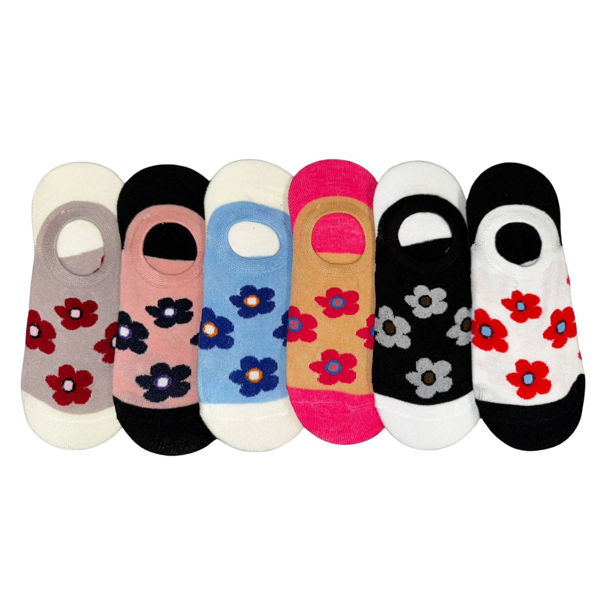 12 pares de calcetines invisibles para dama