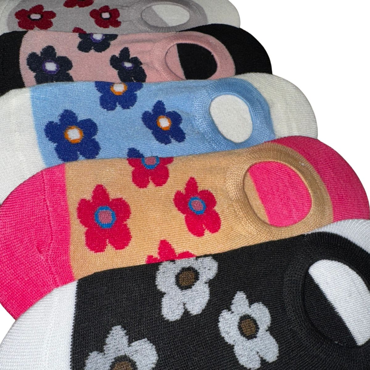 12 pares de calcetines invisibles para dama