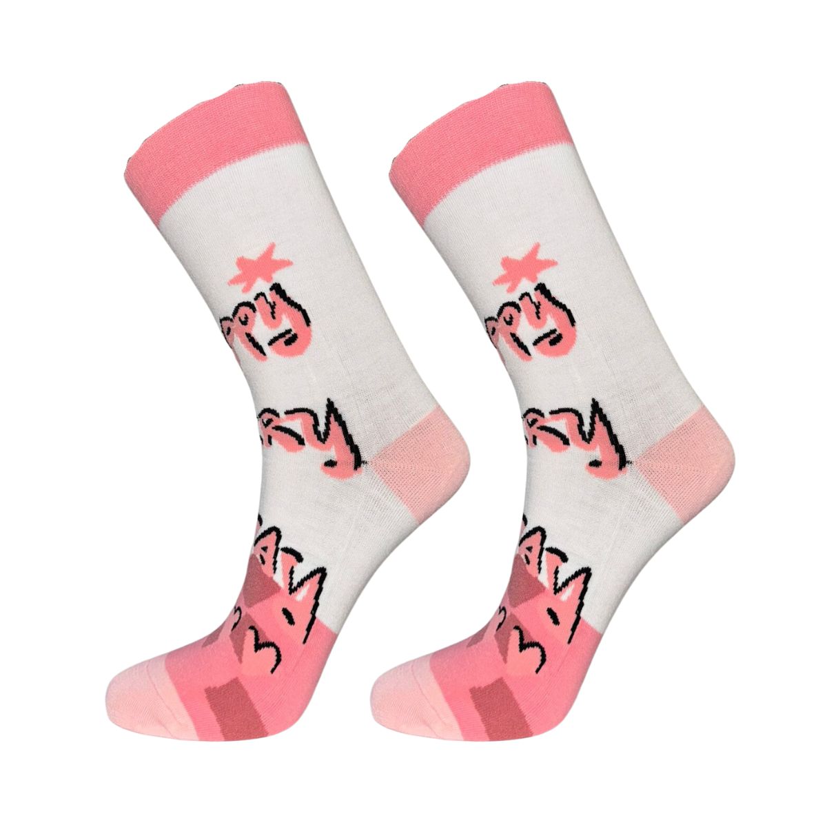 6 pares de calcetas para dama diseños surtidos
