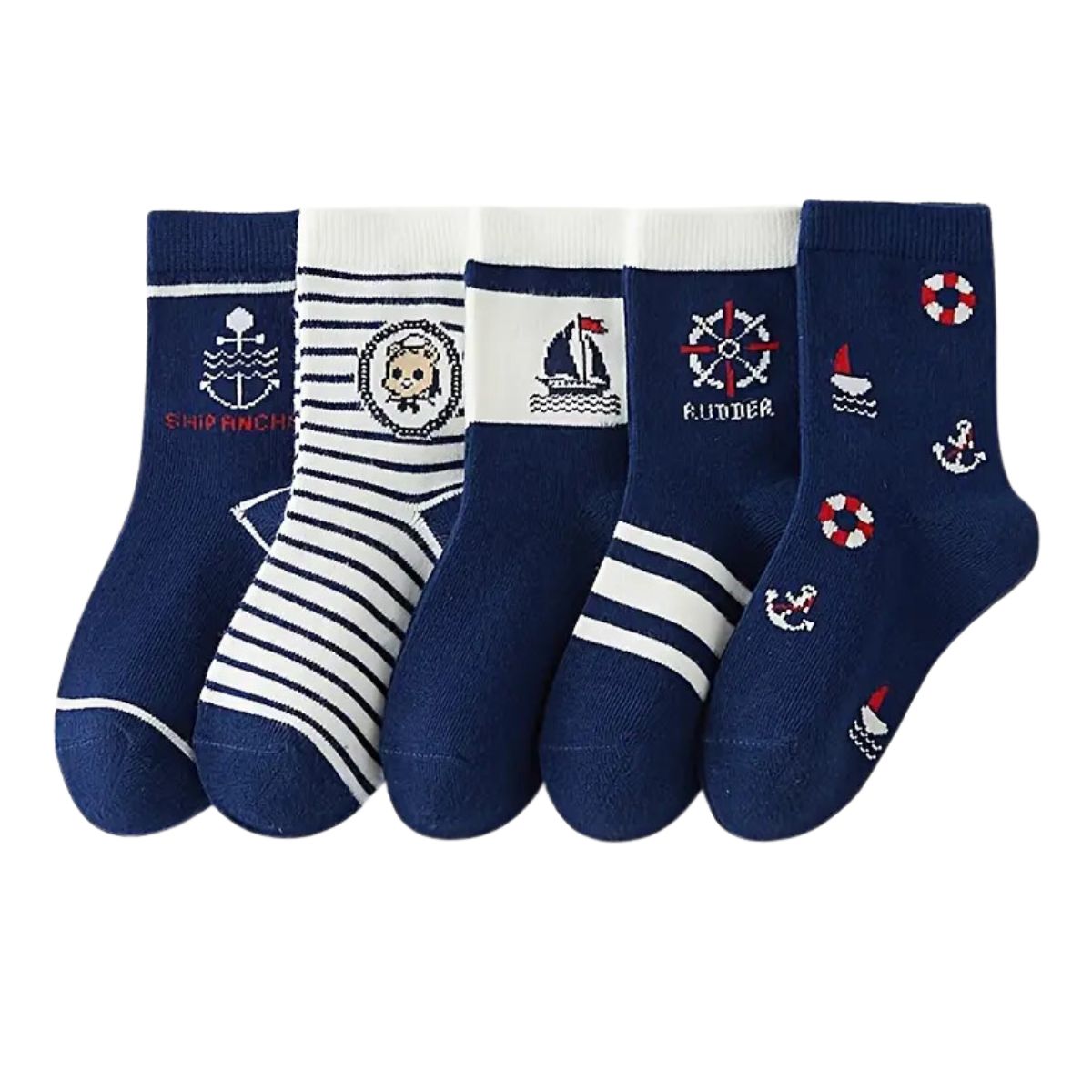 12 pares de calcetas diseños surtidos niños 10-12 años