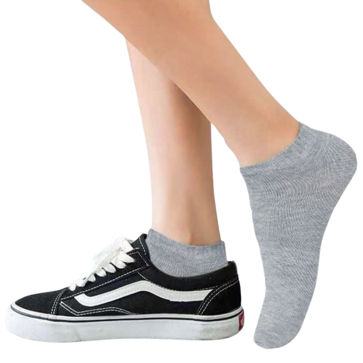 calcetines cortos lisos (12 pares)