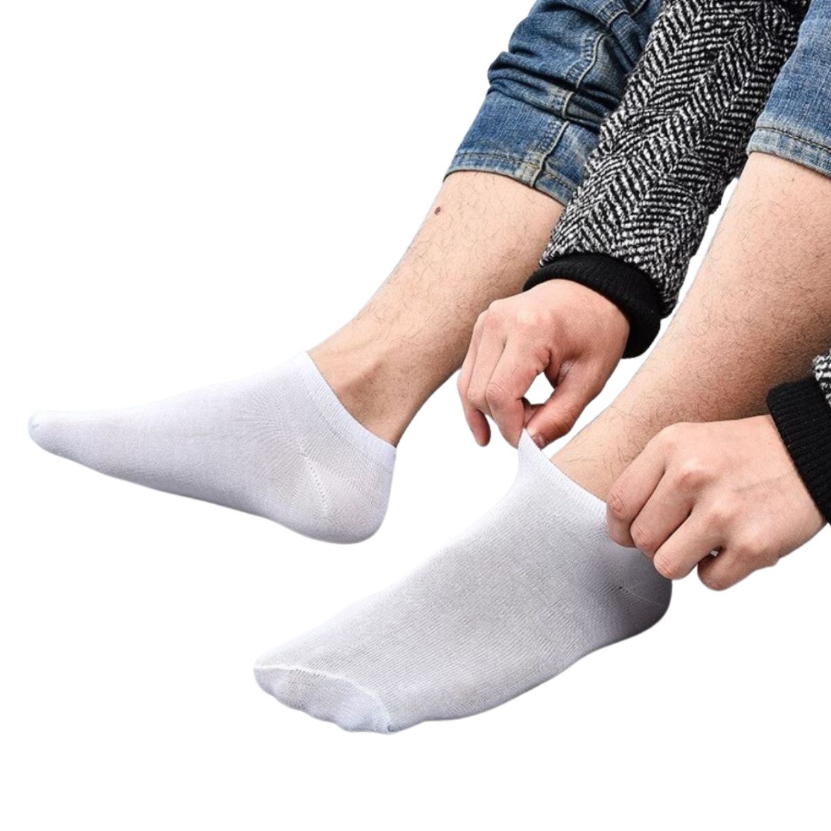 calcetines cortos lisos (12 pares)