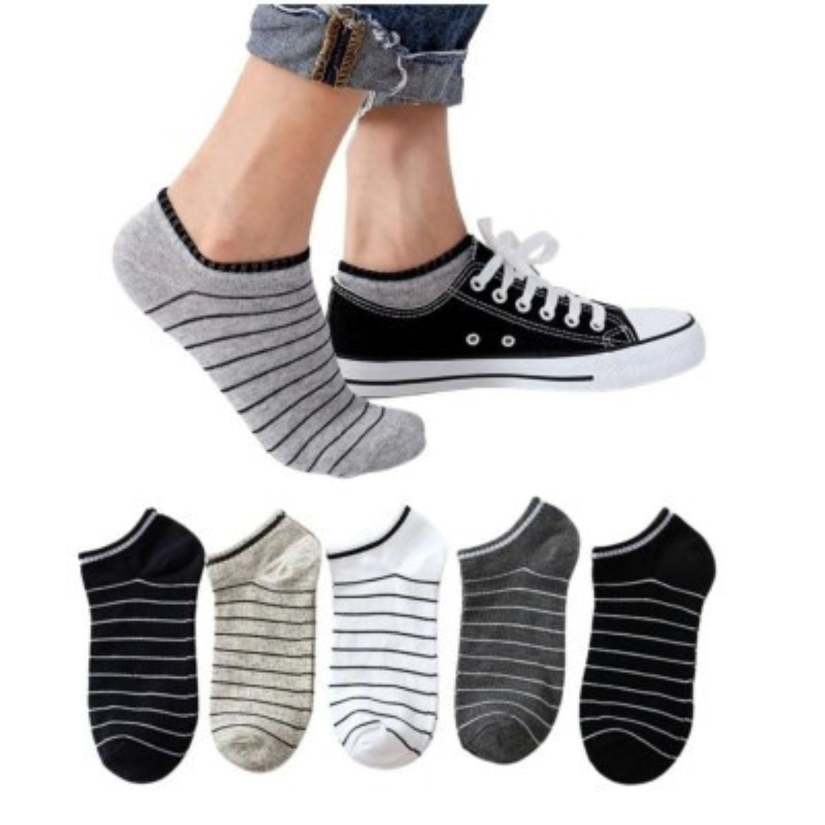 6 pares tin invisible de algodón niñas y niños