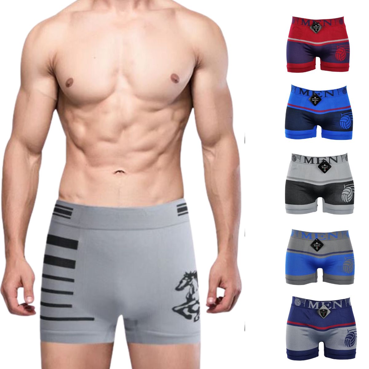 boxer hombre microfibra paquete 12 piezas