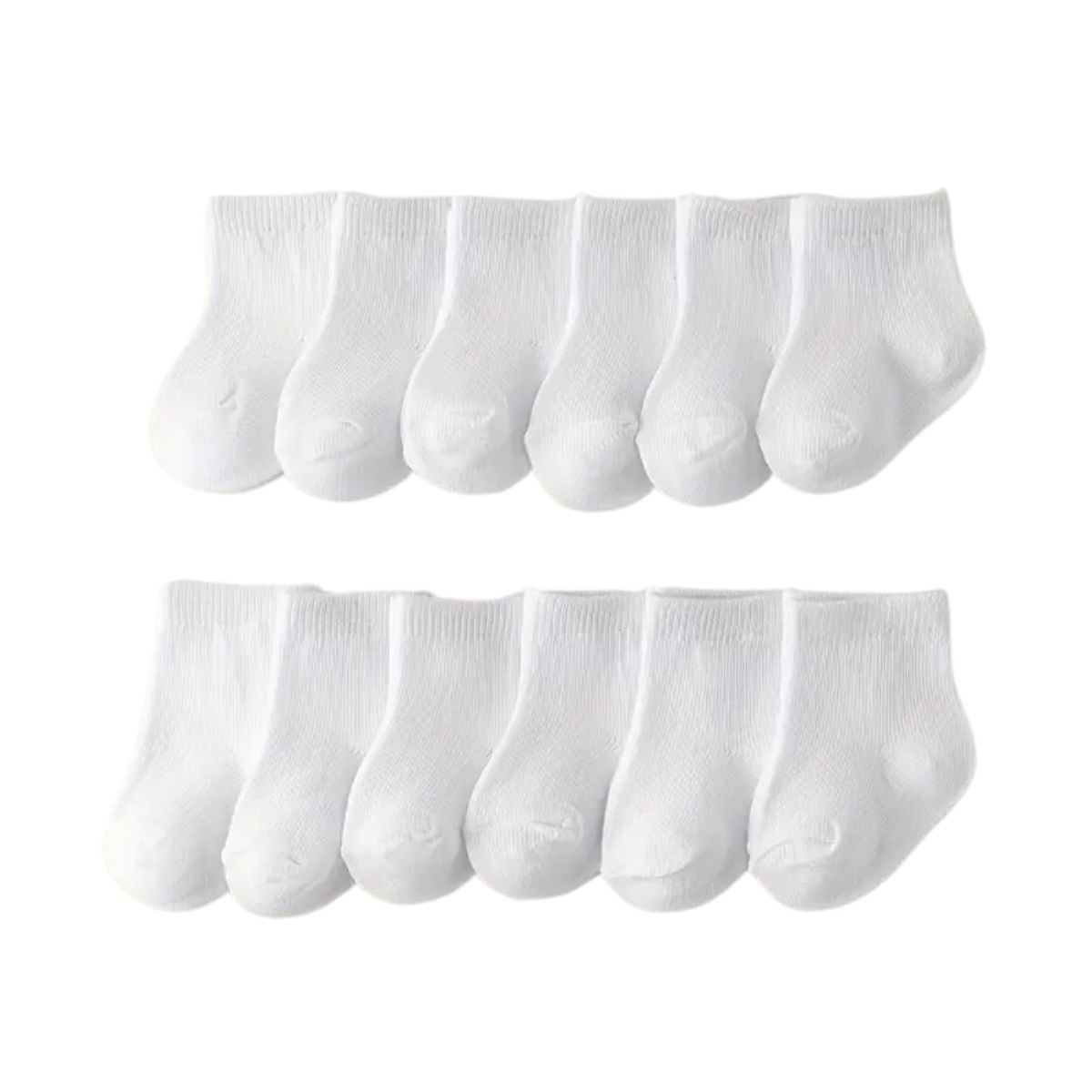 calcetines para bebé 12 pares de algodón con diseños