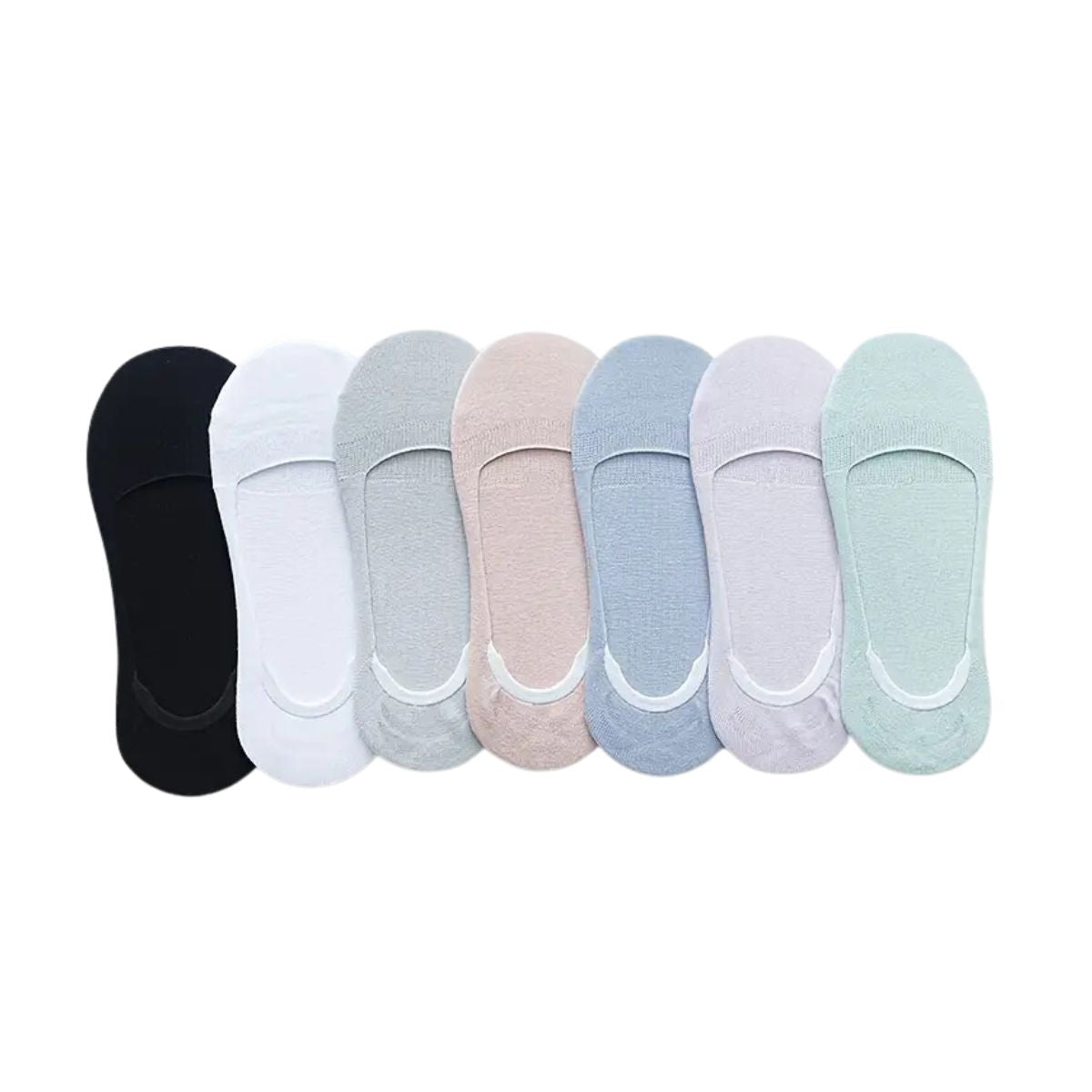 6 pares tin invisible para dama diseños