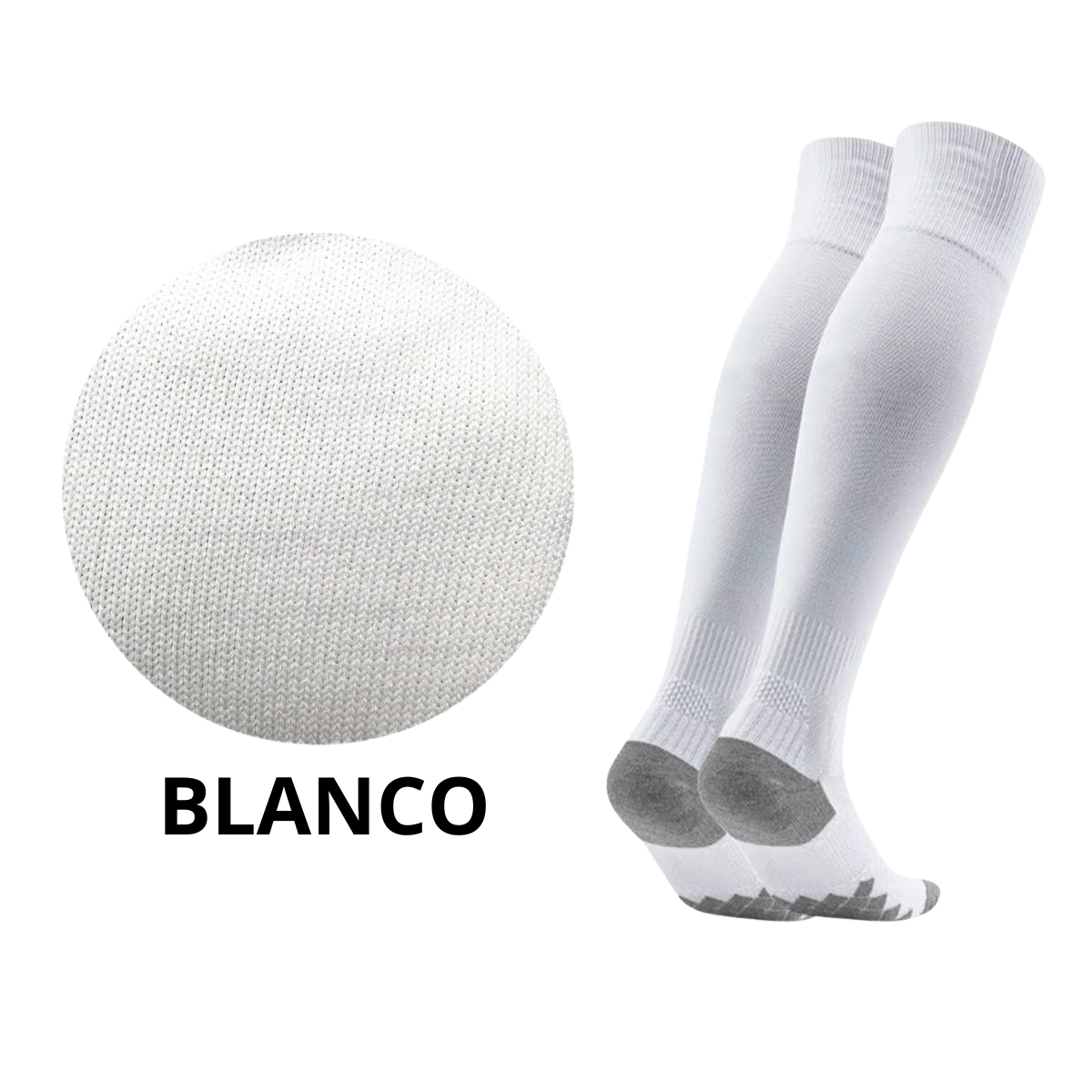 6 pares calceta futbol compresion graduada