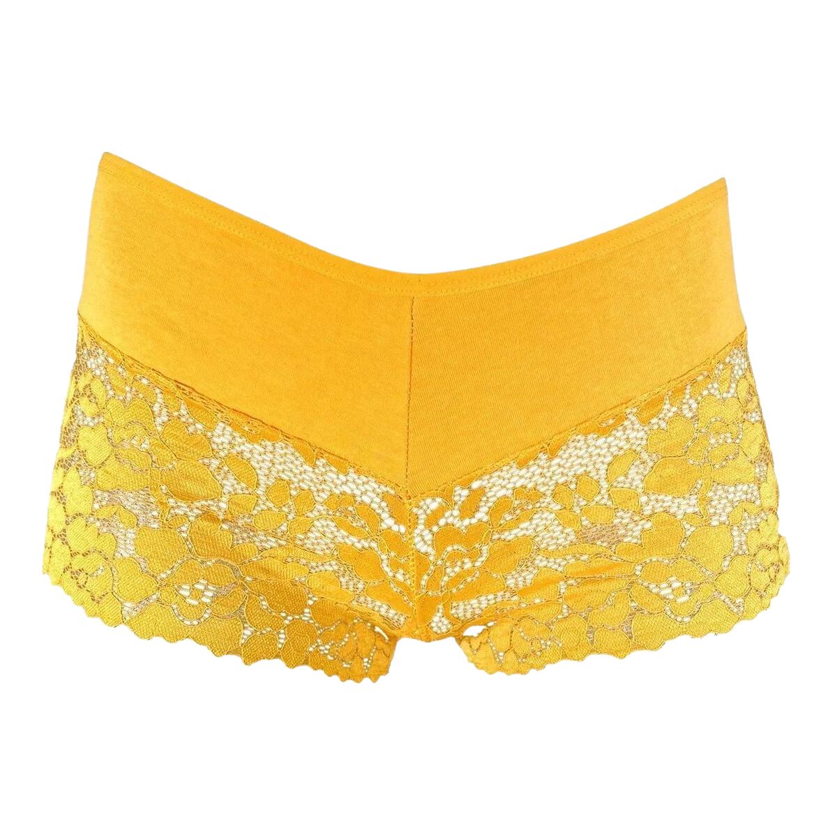 boxer cachetero de encaje (6 piezas)