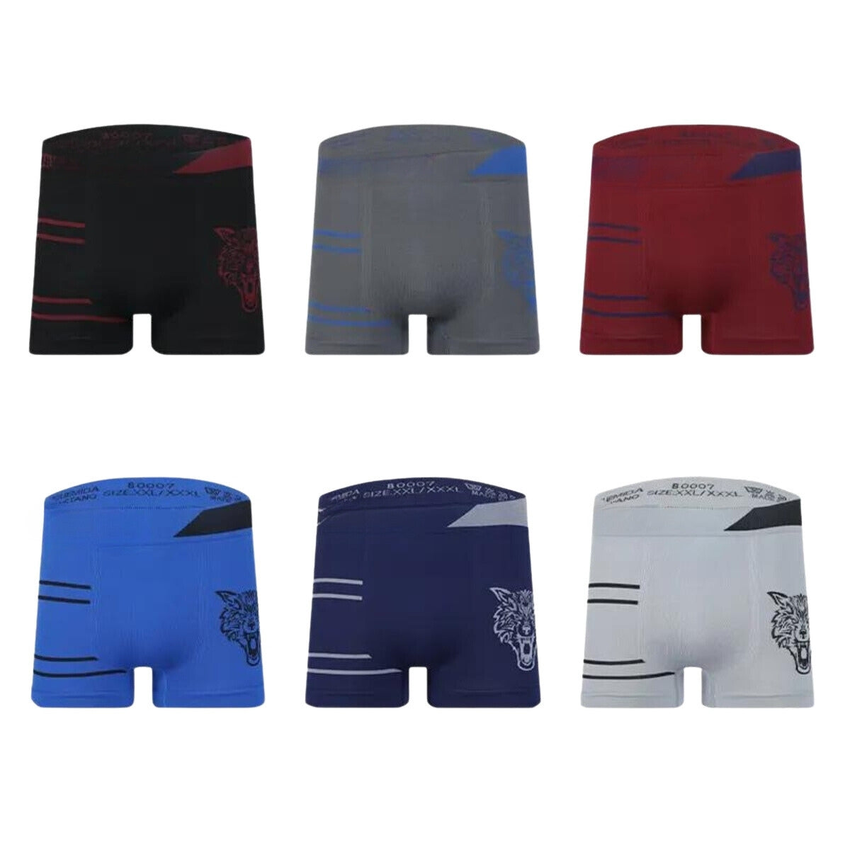 boxer caballero microfibra paquete 6 piezas comodo moda anti olores