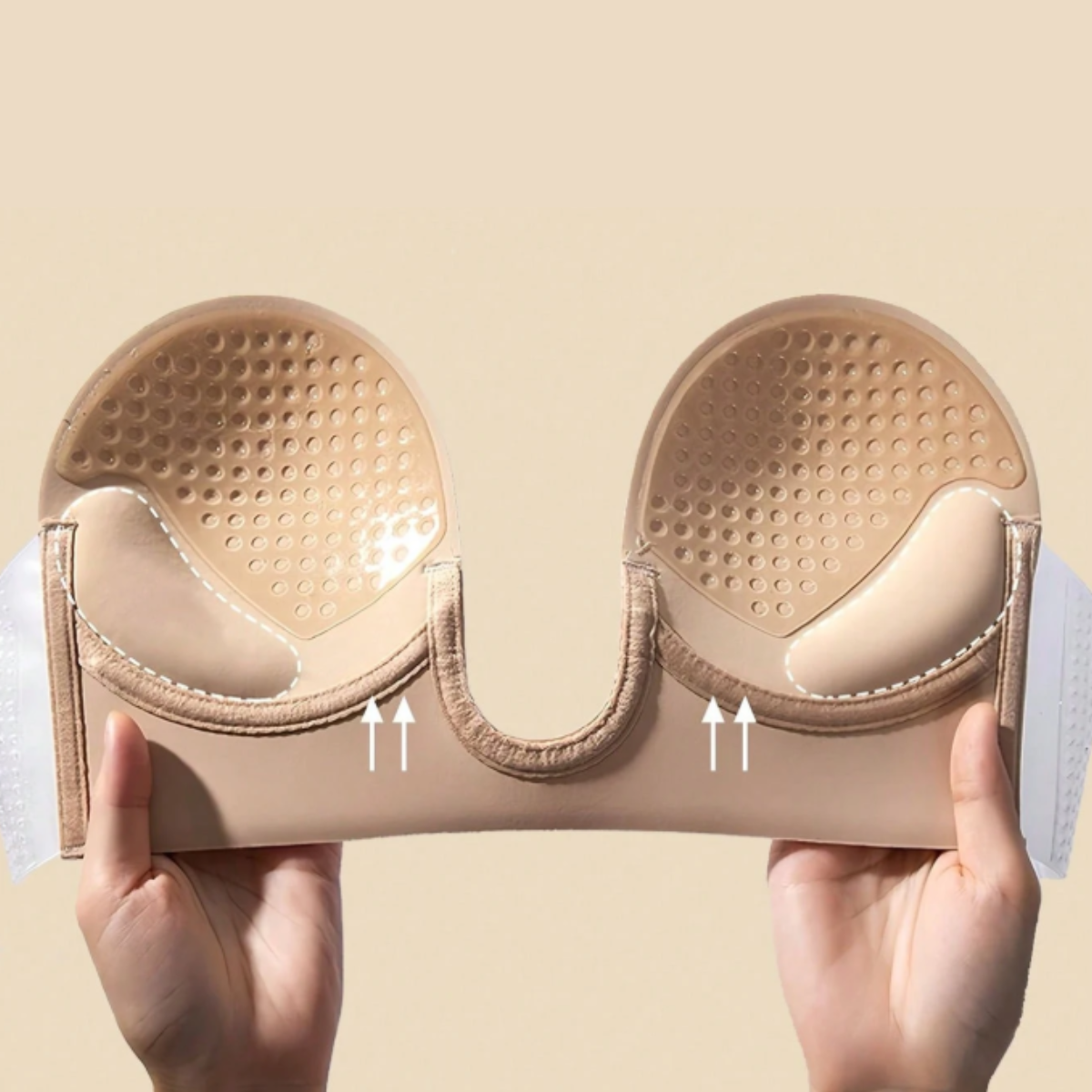 brasier invisible 1 pieza escote premium