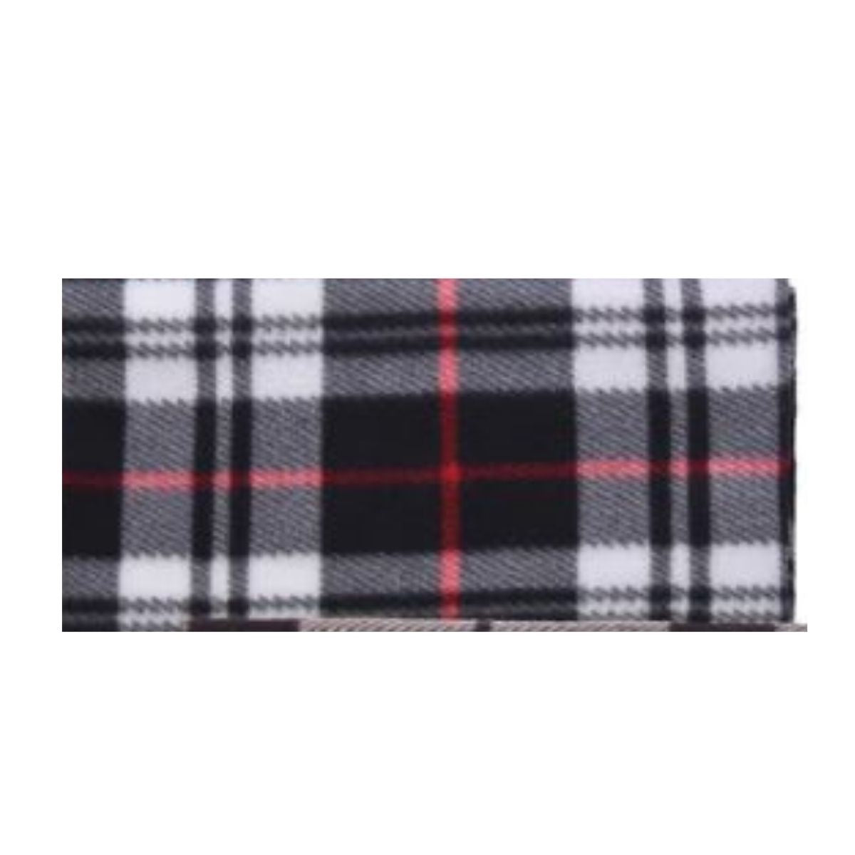 6 piezas bufanda felpa de cuadros unisex