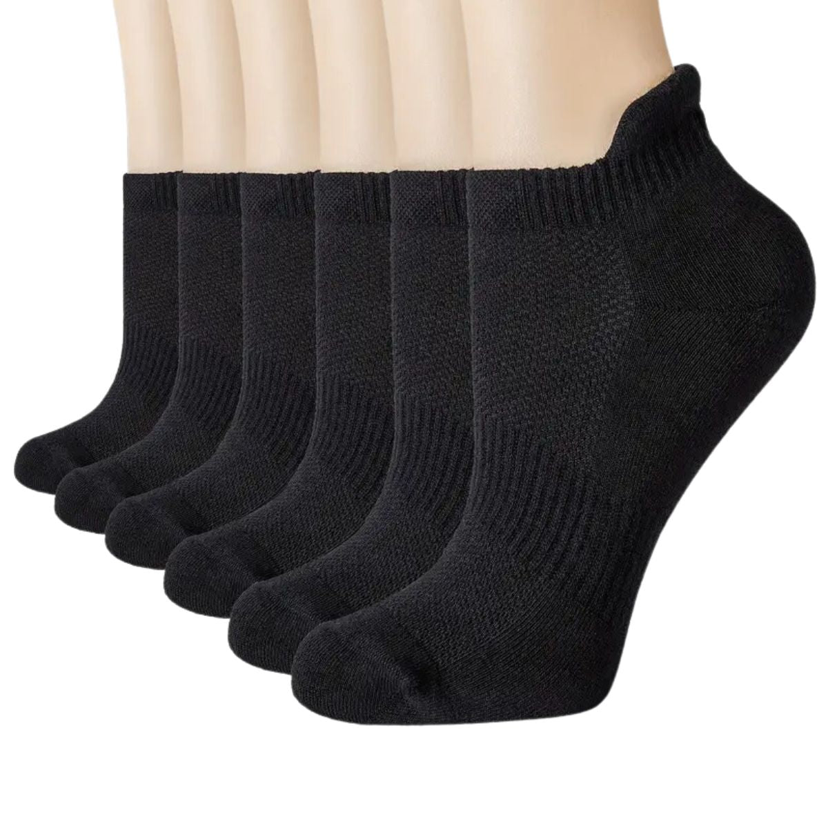 6 pares de calcetines tobilleros para deportes caballero