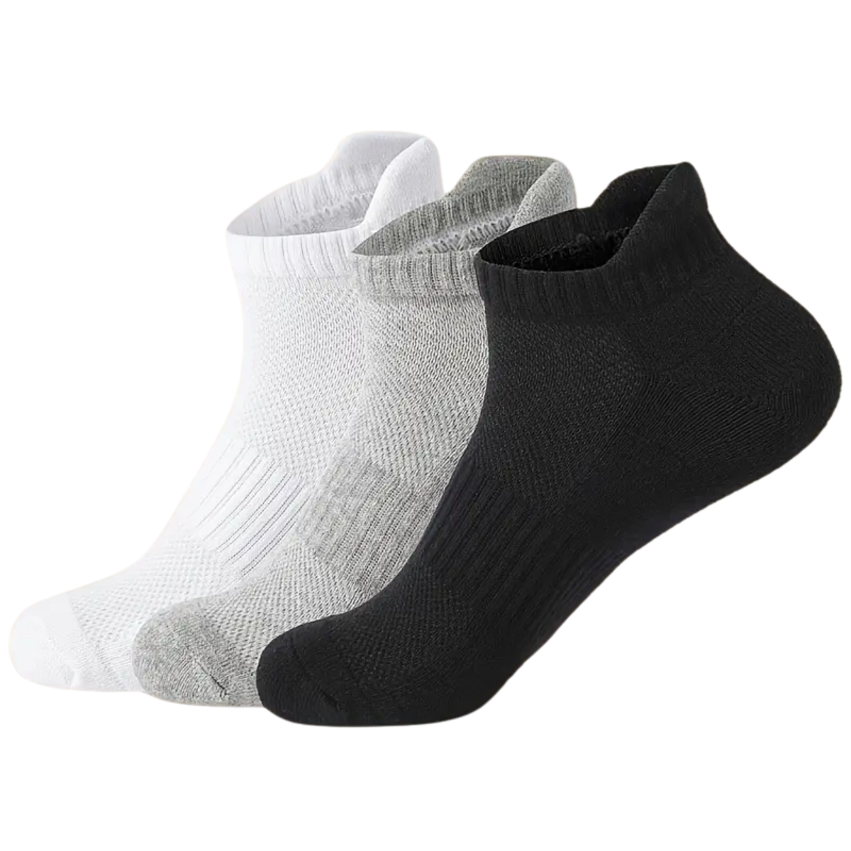 12 pares calcetines deportivos toalla corte bajo