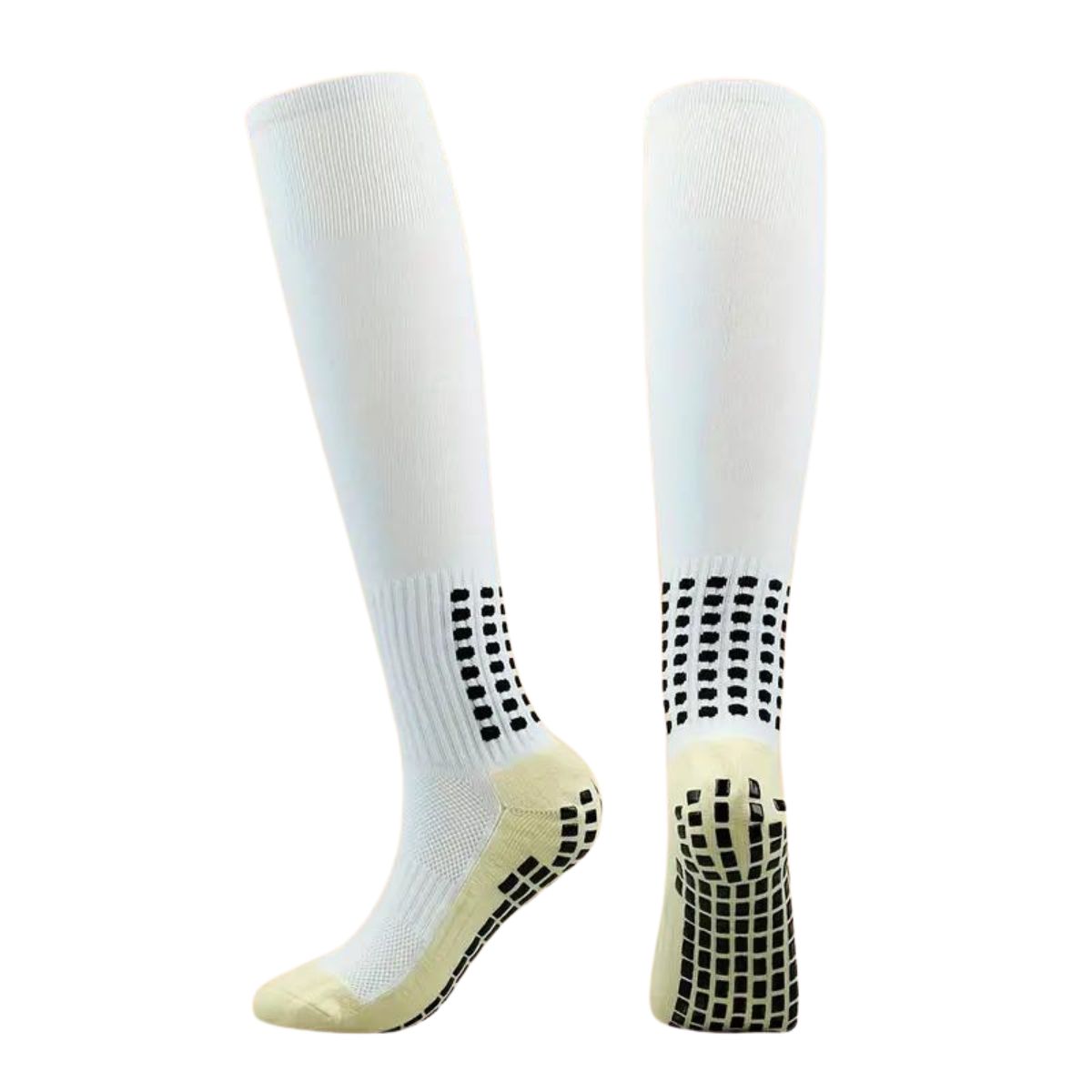 6 pares calceta de futbol antiderrapante juvenil