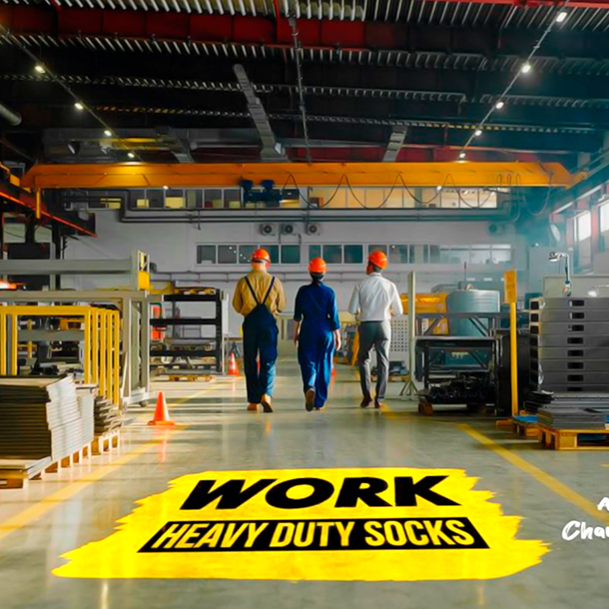 calceta de trabajo industrial paquete 6 pares