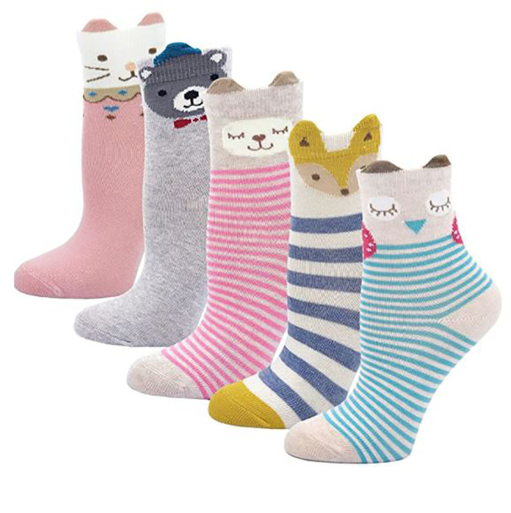 calcetas con diseños de animalitos 12 pares