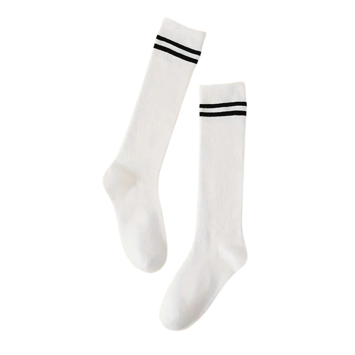 12 pares calceta larga mujer con rayas