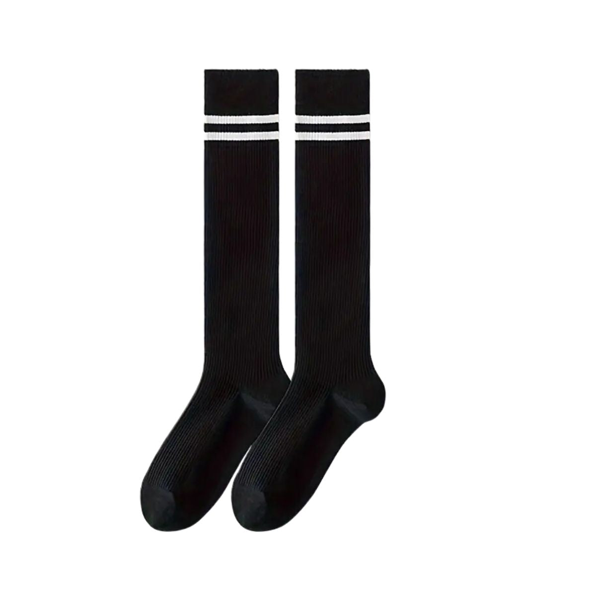 12 pares calceta larga mujer con rayas