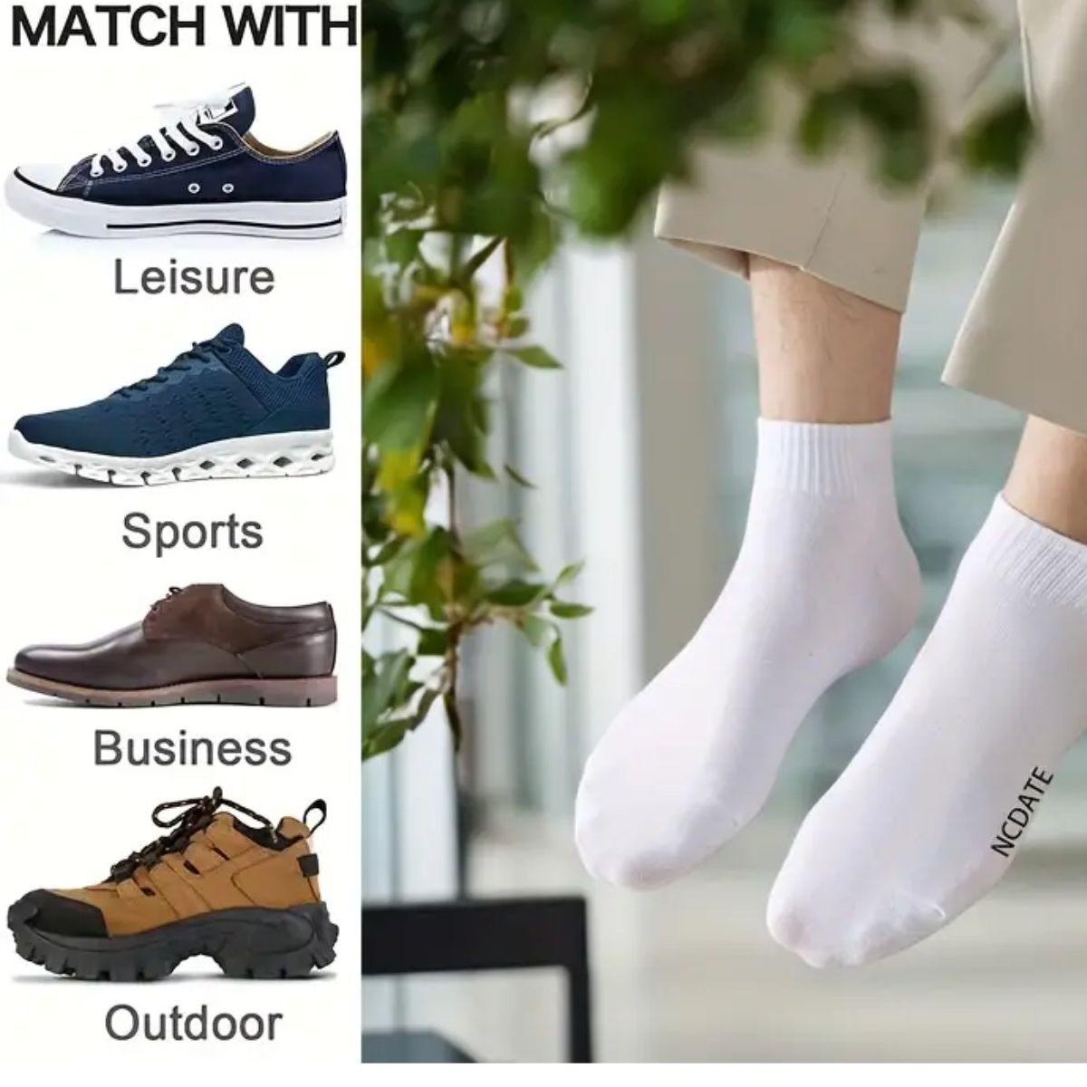 12 pares de calcetas cómodas para adultos