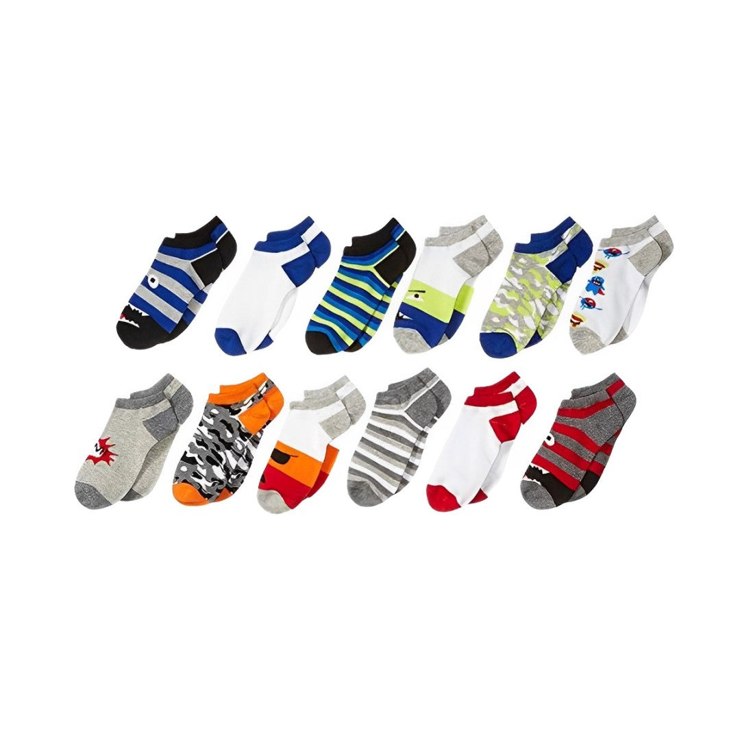 tines de algodon con diseños surtido para niños 12 pares