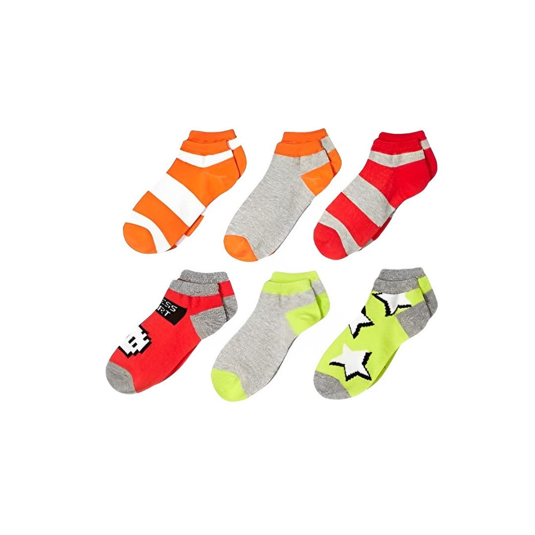 6 pares tin algodon diseño surtido niños