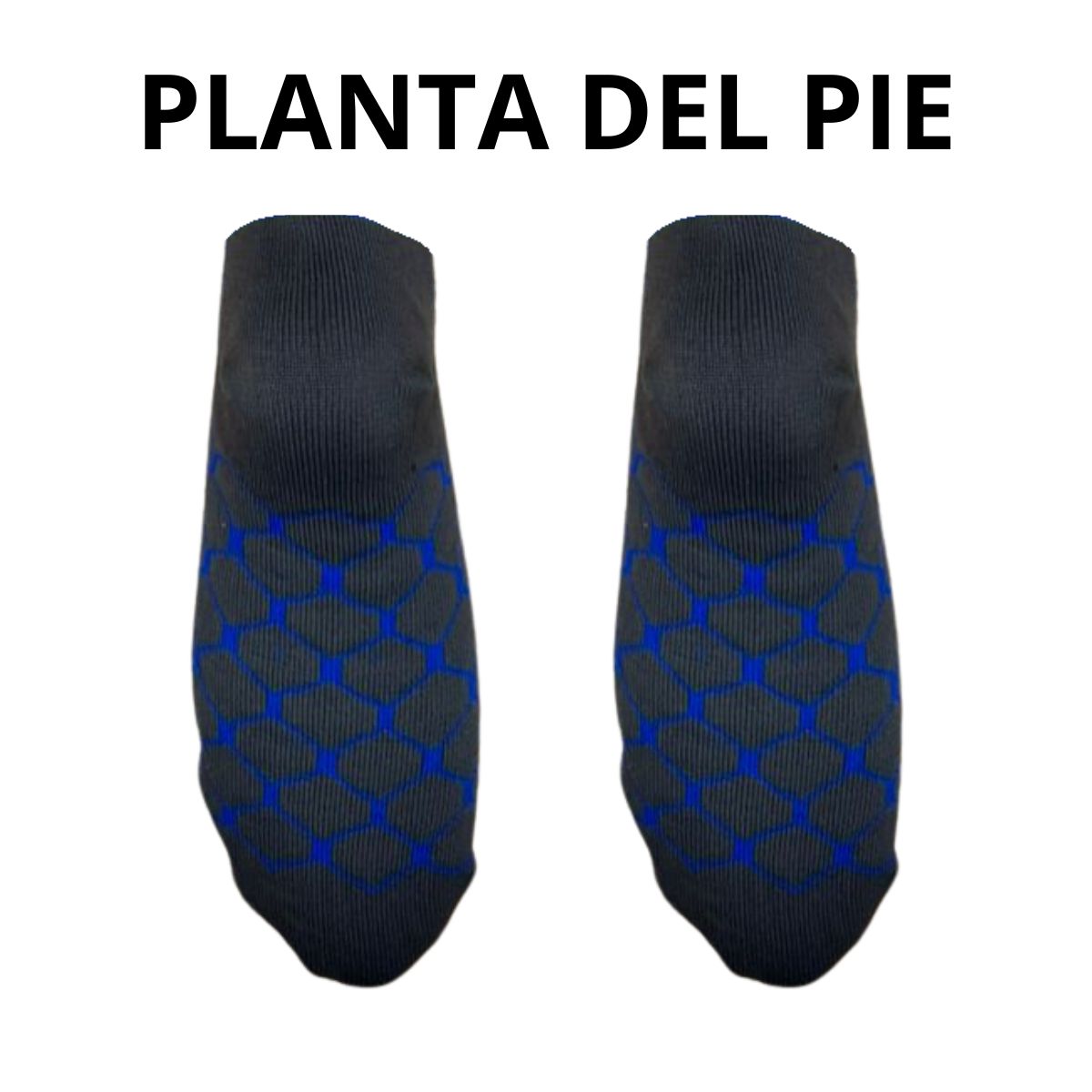 6 pares de calceta futbol compresion graduada