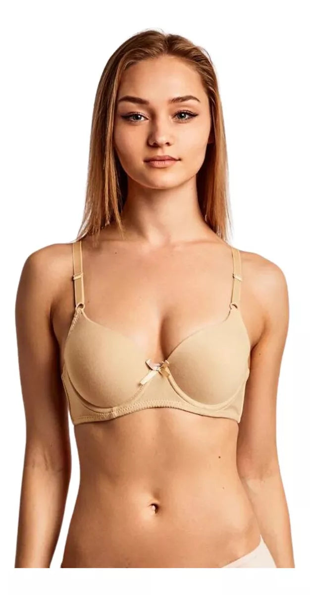set 3 piezas brassiere con varilla mayoreo copa a, b y c
