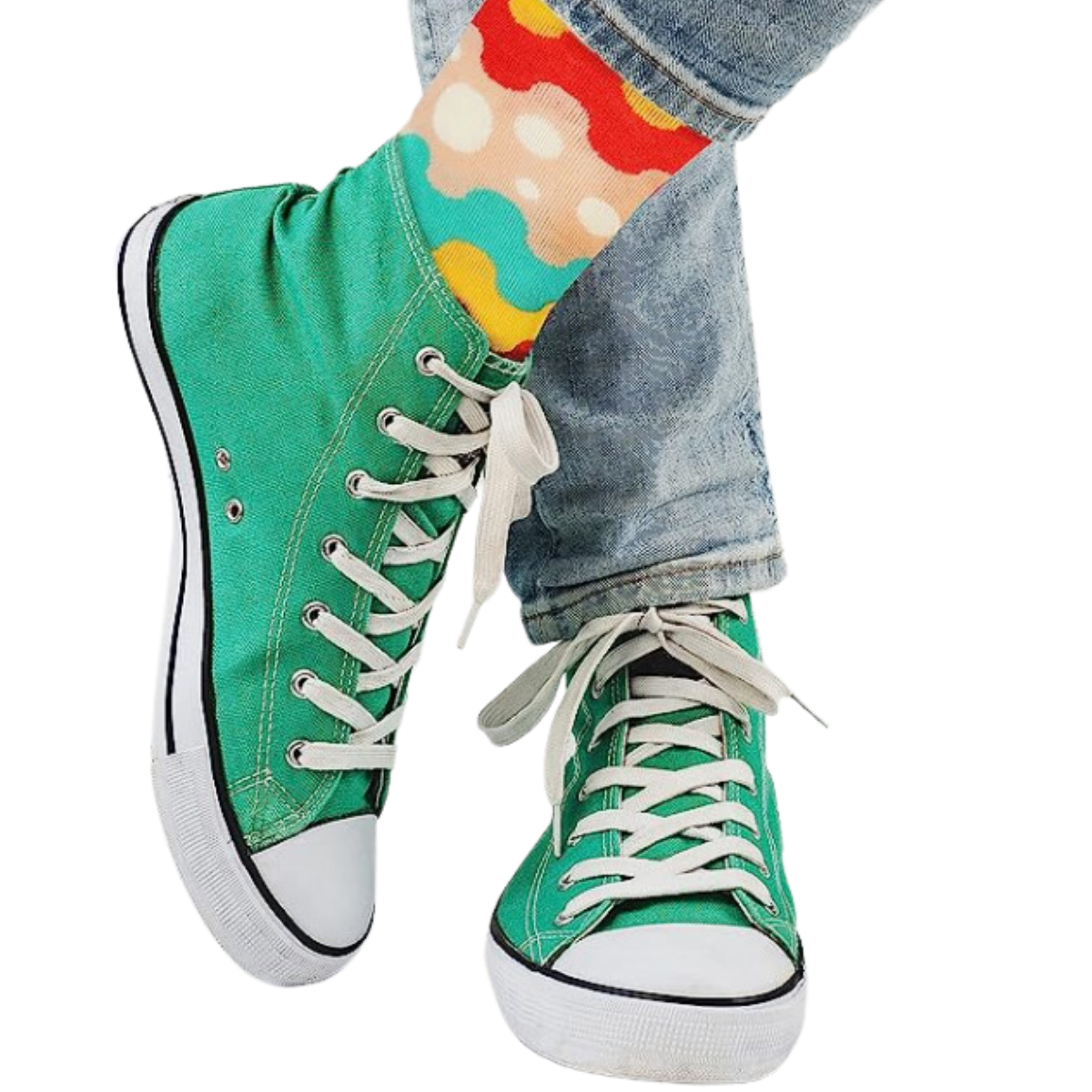 6 pares calceta unisex diseños divertidos