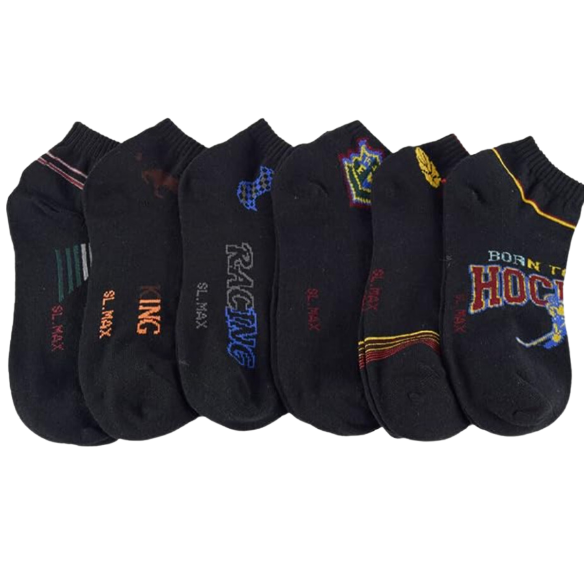 tin 100% algodón diseños deportivo de caballero paquete 12 pares