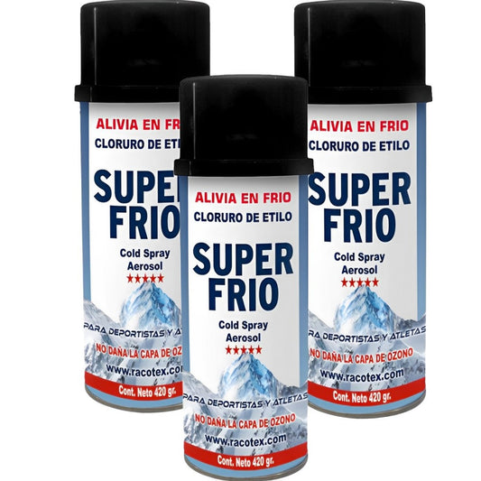 Cloruro De Etilo Para Golpes 420 Gramos Paquete 3 Piezas
