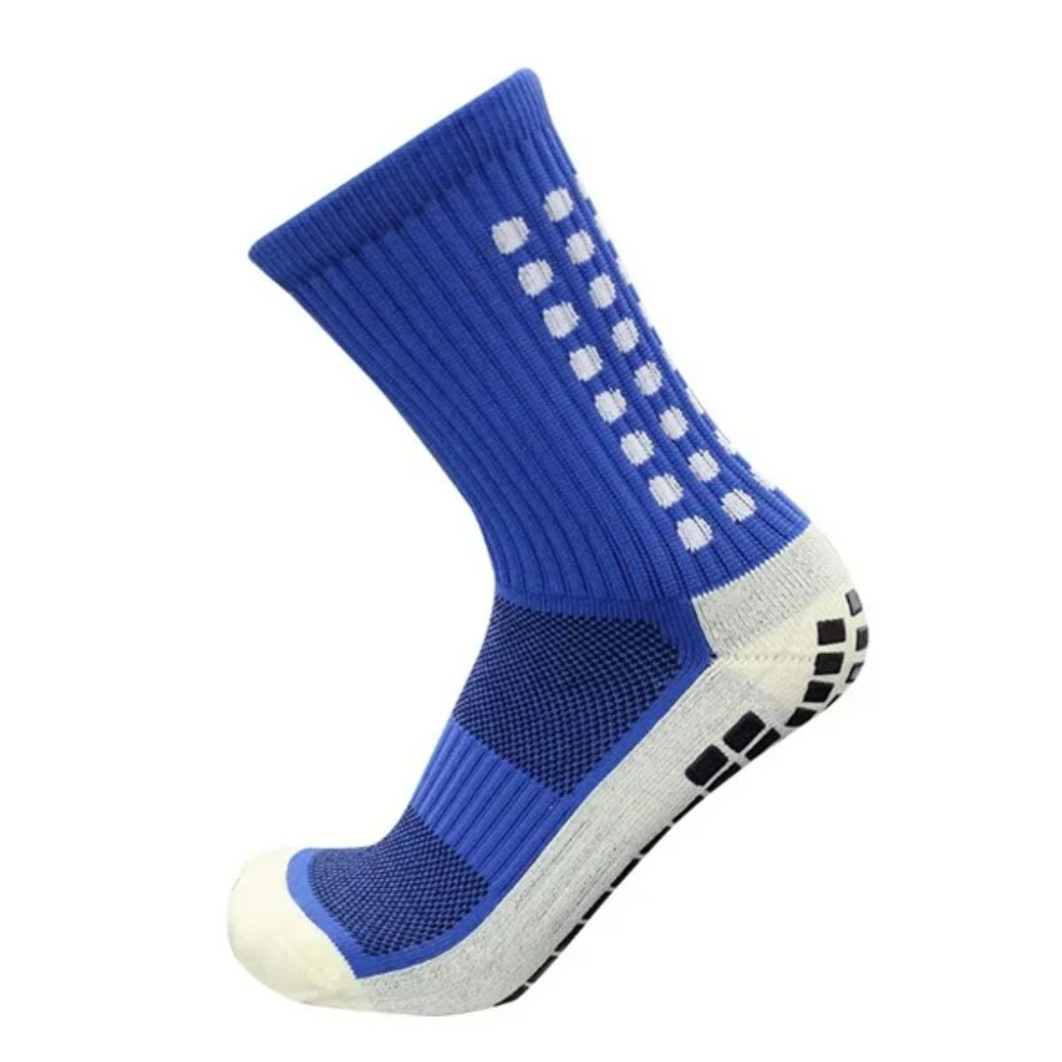 12 pares calceta de futbol antiderrapantes