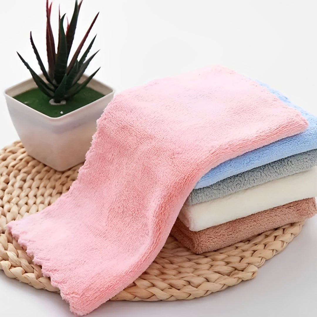 5 piezas toalla absorbente microfibra para manos