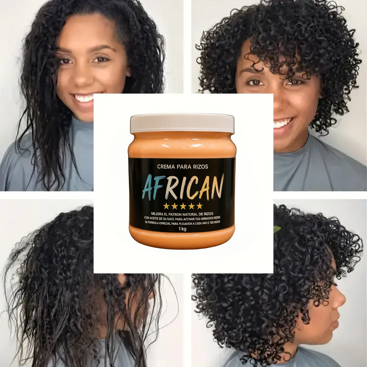 crema para rizos 1 kilo
