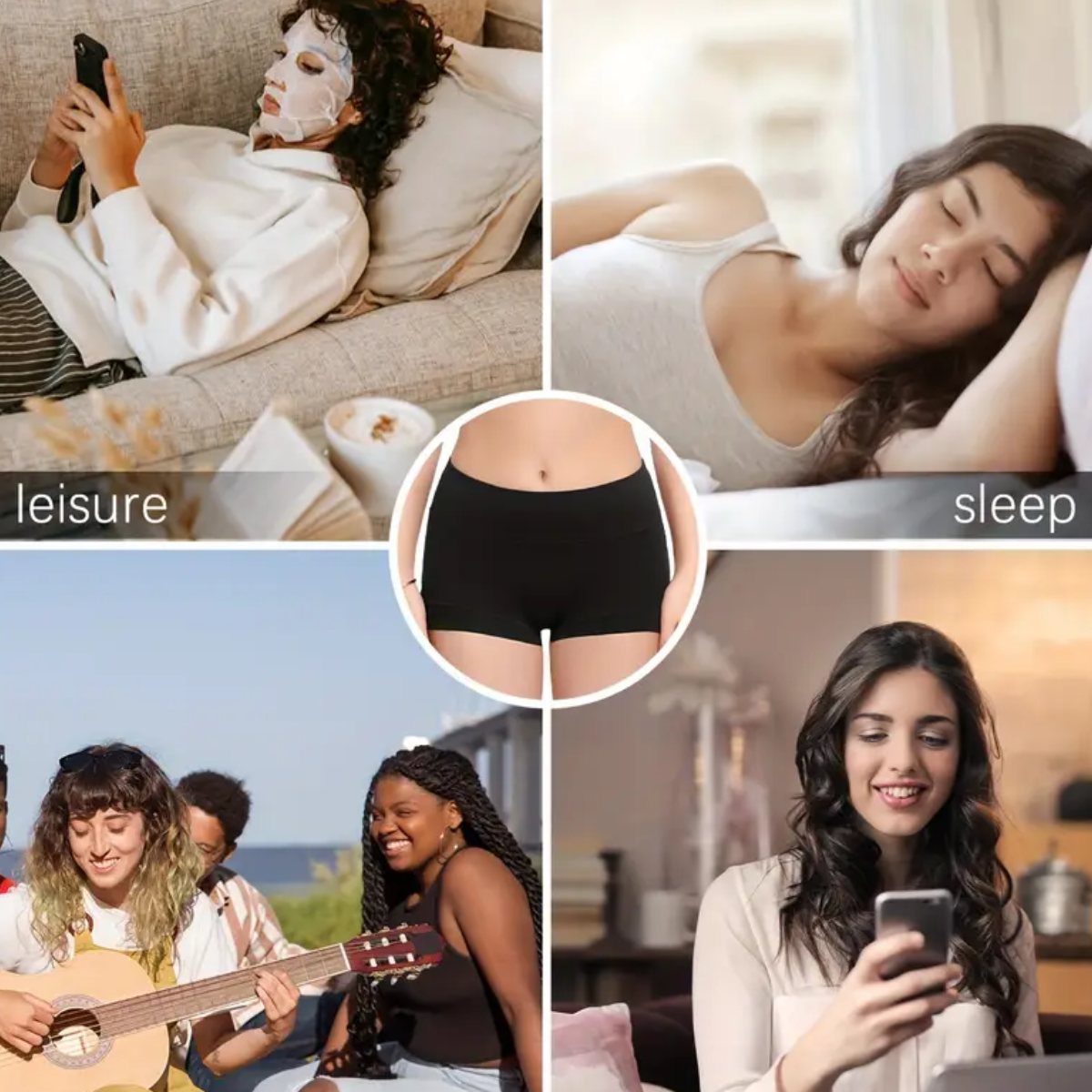 calzoncillos tipo bóxer 8 piezas para mujer sin costuras