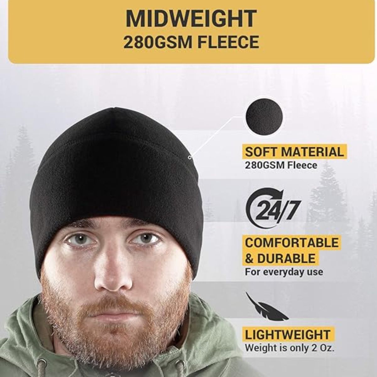 gorro para invierno 6 piezas super cómodo