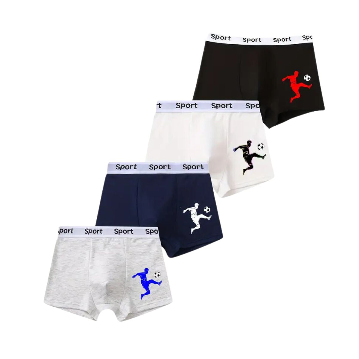 12 piezas boxer microfibra para niños