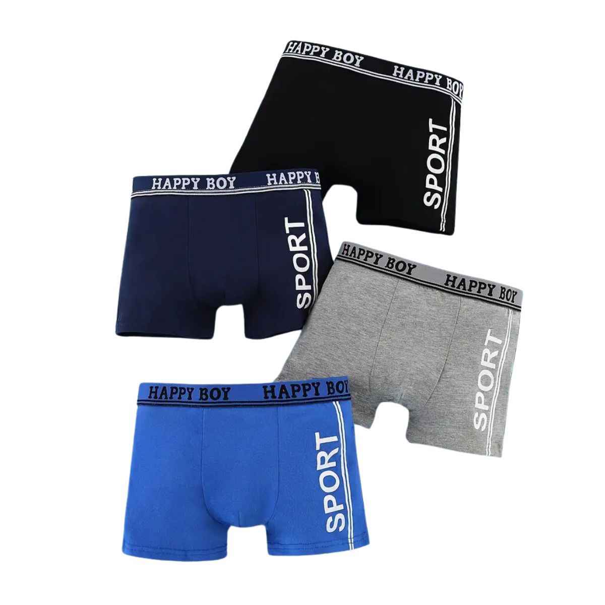 12 piezas boxer microfibra para niños