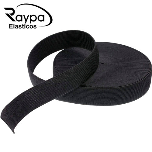 elastico crochet negro de 35 mm 50 mts