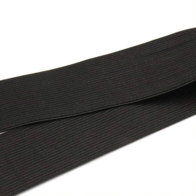 elastico rollo resorte negro 25 mm 50 metros