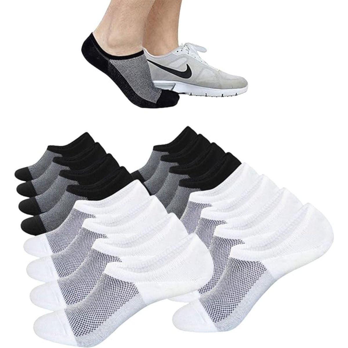 calcetines 100% algodón para caballero 12 pares ultra cómodos