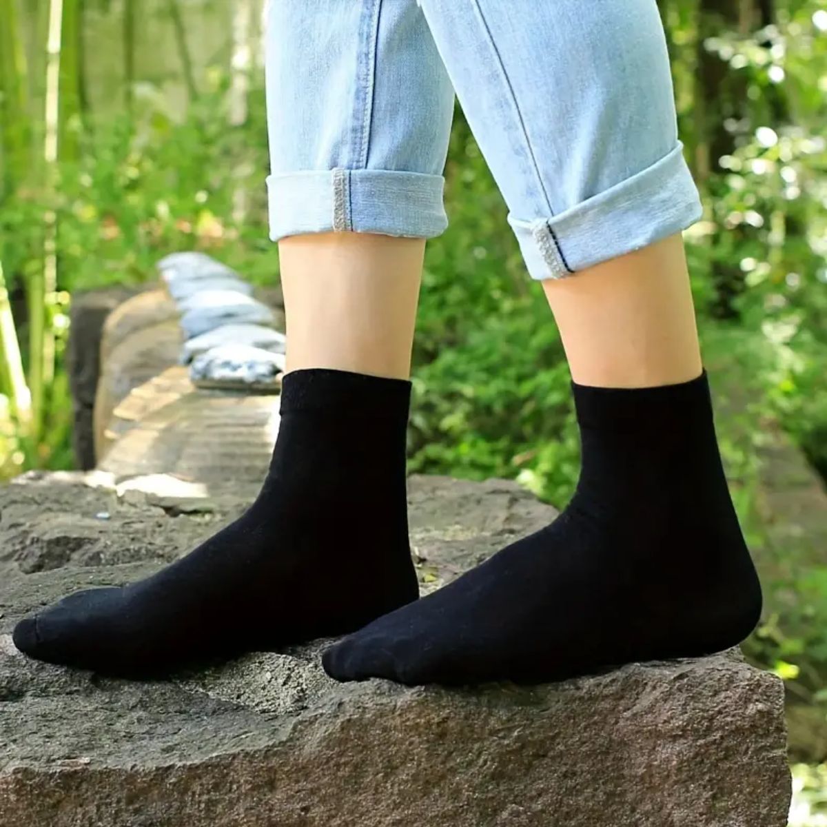 6 pares de calcetas deportivas toalla para caballero