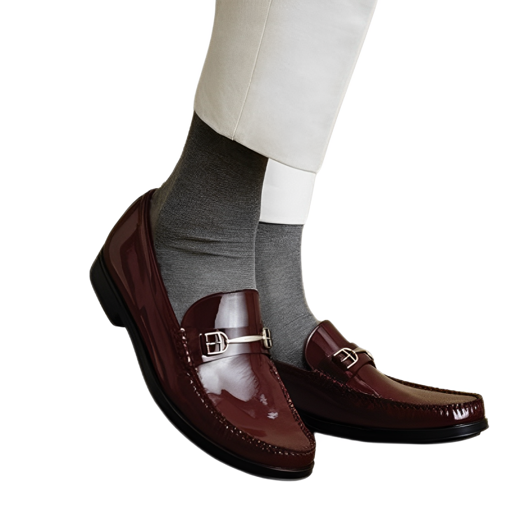 6 pares de calcetas de vestir para caballero diseño clasico